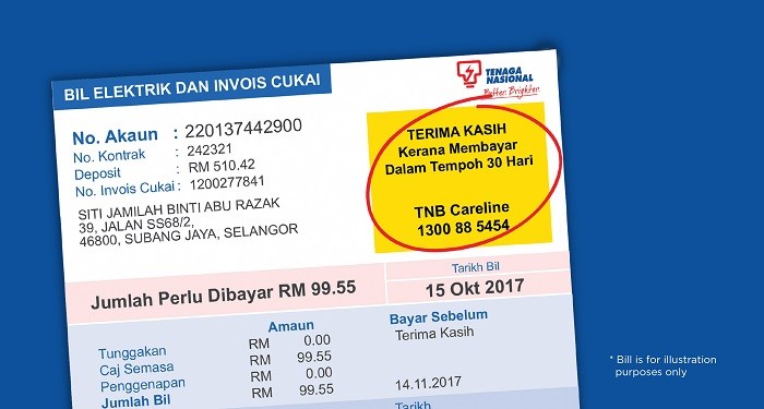 Tnb check bill amount