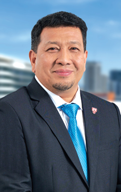 portrait of TNB CEO and Executive Director Datuk Ir Megat Jalaluddin