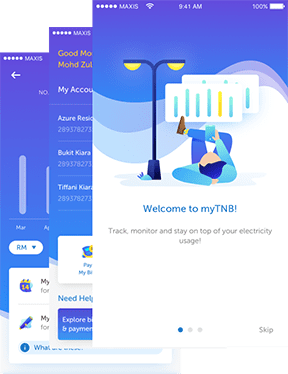 mytnb screenshots