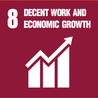 Decent Work and Economic Growth Icon