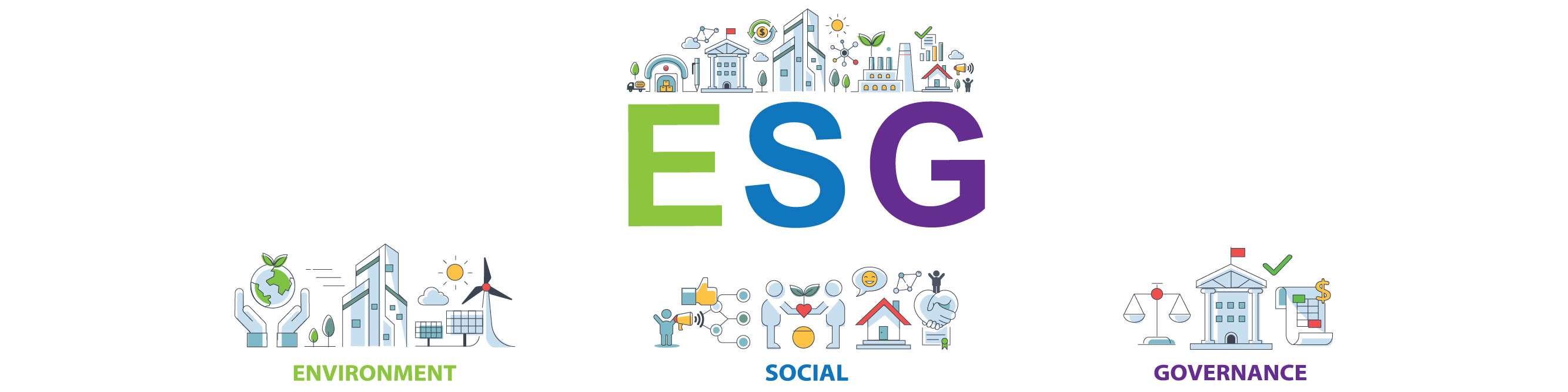 vector graphic of ESG