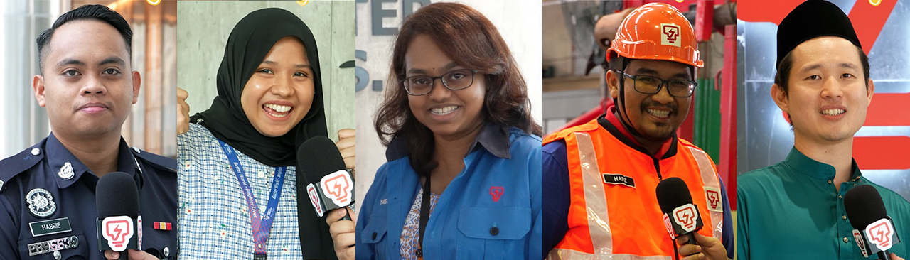 faces of tnb employees wishing labour day